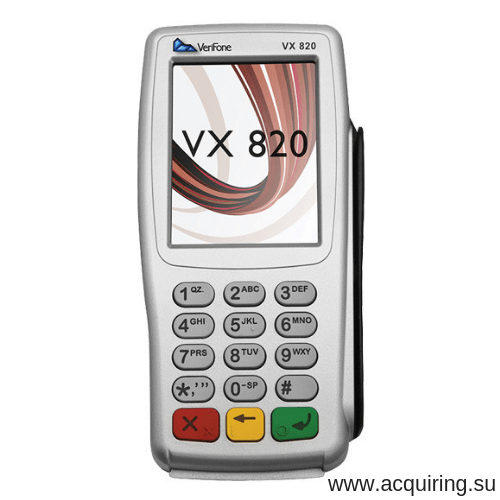 Пин пад Verifone VX820 (подключение к онлайн кассе) в Южно-Сахалинске под проект Прими Карту