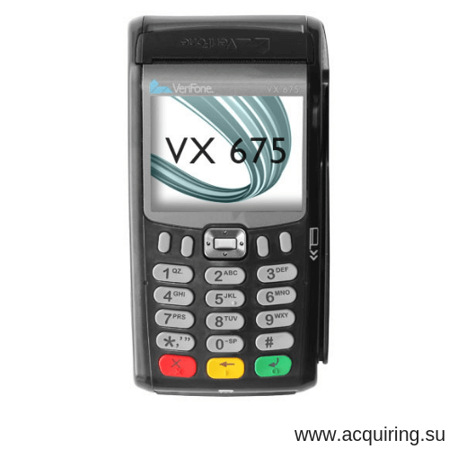 POS-терминал Verifone VX675 (Wi-Fi, Bluetooth), комплект Прими Карту в Южно-Сахалинске
